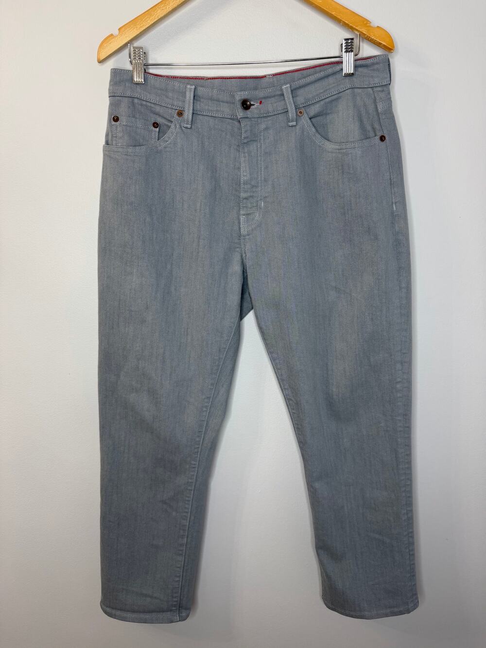 Raleigh Denim Workshop Raliegh Alexander Pant 5 Pockets Straight leg Stretch 32
